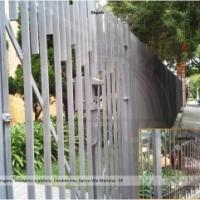 Reforma de grades e portão de ferro e pintura com tinta esmalte sintético. Bairro Vila Mariana- SP