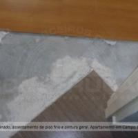 Instalação de porcelanato e pintura de apartamento. Bairro Campo Limpo -SP